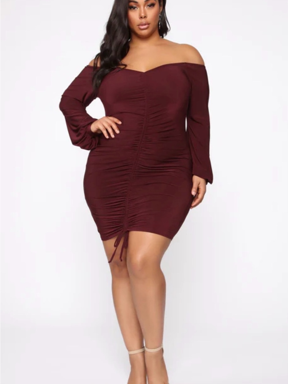 Fashion Nova Wine Fit Your Needs Mini Dress XL